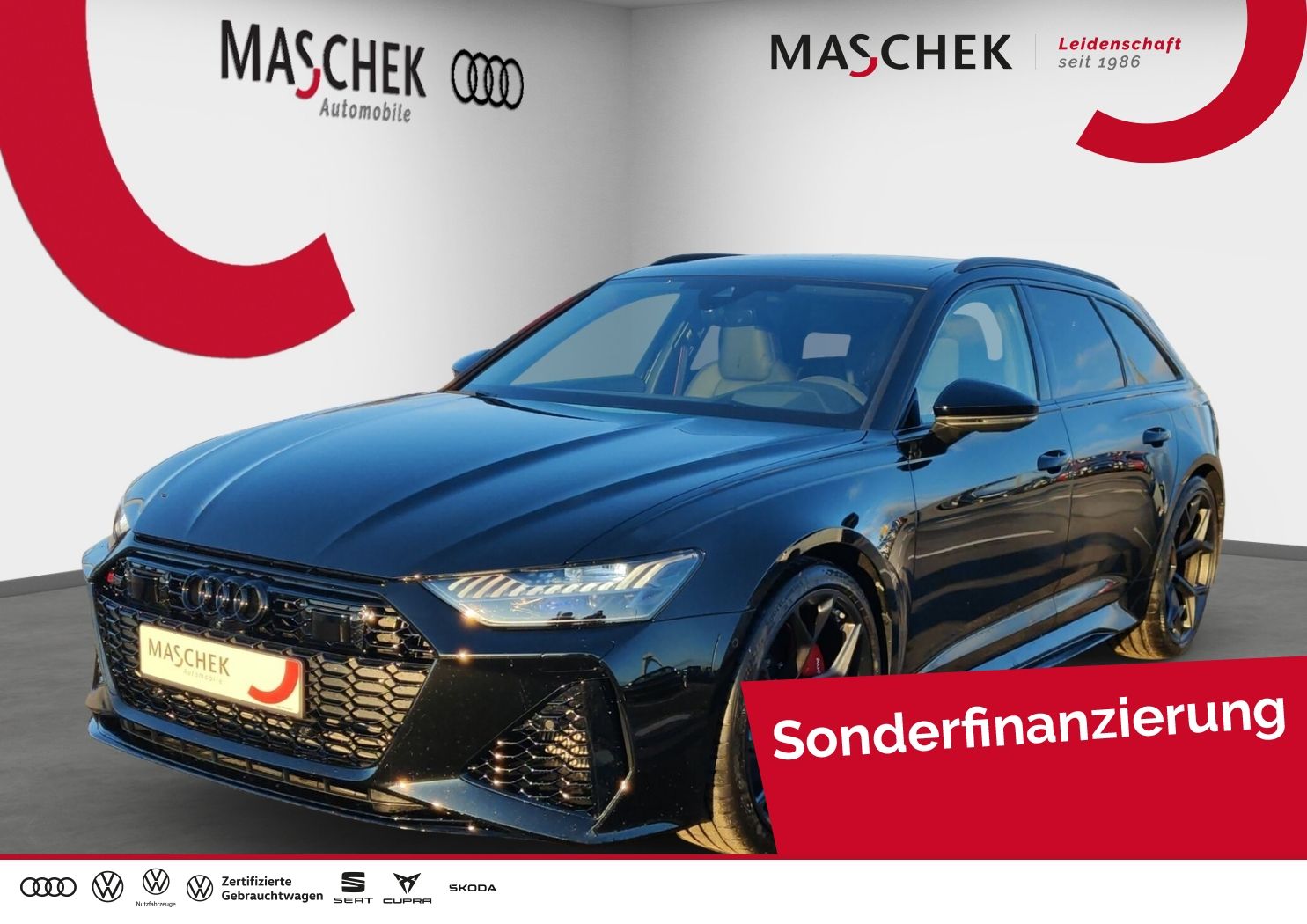 AUDI RS6 Avant UPE: 179.085.- KERAMIK 305 HuD AHK Pan