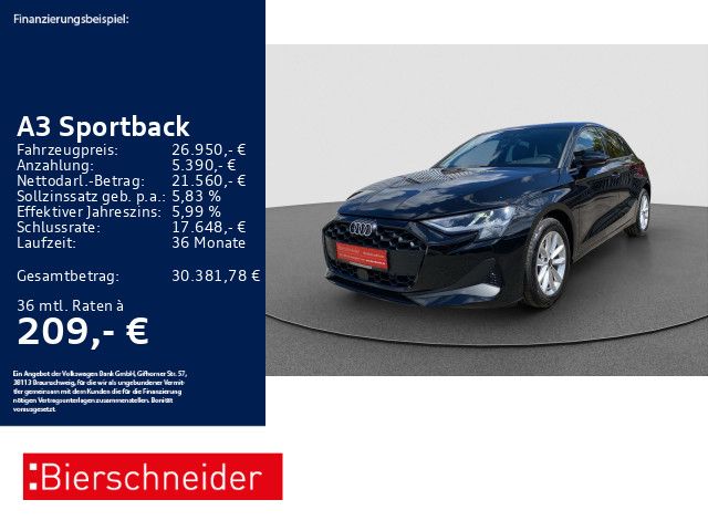 Audi A3 Sportback 30 TFSI AHK HuD SONOS LED
