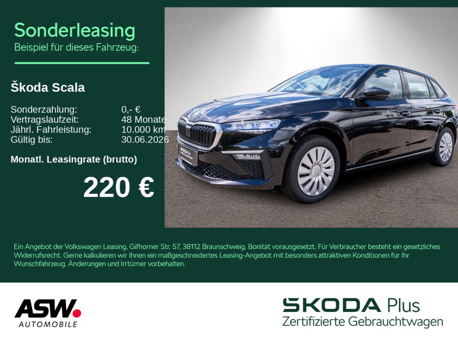 Skoda Scala Essence 1.0 TSI DSG LED PDC SHZ AHK Vorb.