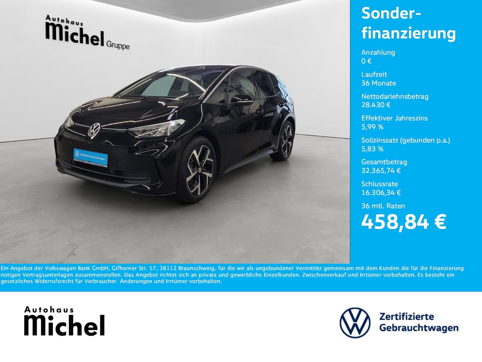 Volkswagen ID.3 Pro Move 150kW/58kWh LED ACC Navi Kamera Er imagem 2