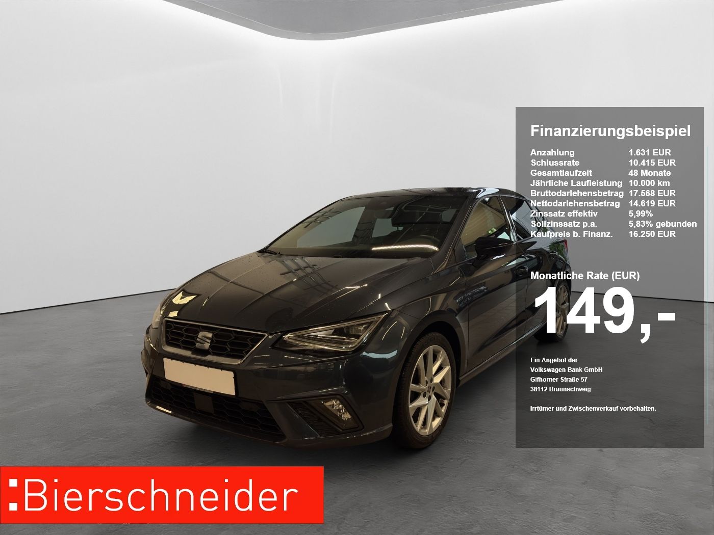 Seat Ibiza 1.0 TSI FR LED NAVI PDC KAMERA KLIMA SHZ K