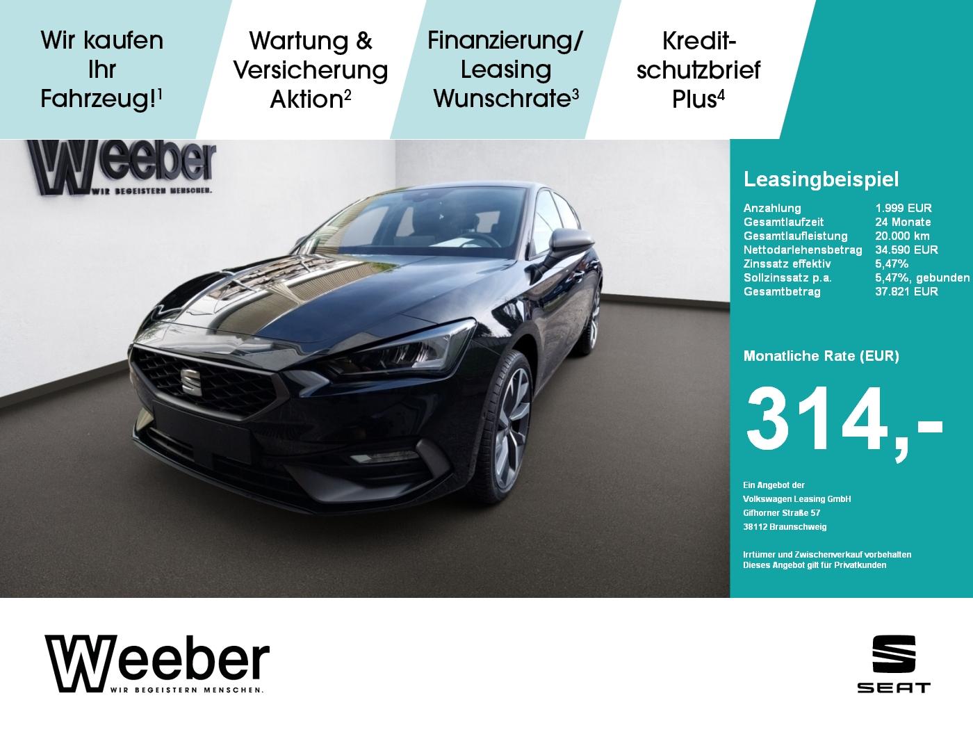 Seat SEAT Leon FR 1.5 eTSI DSG Navi LED Rückfahrkamer