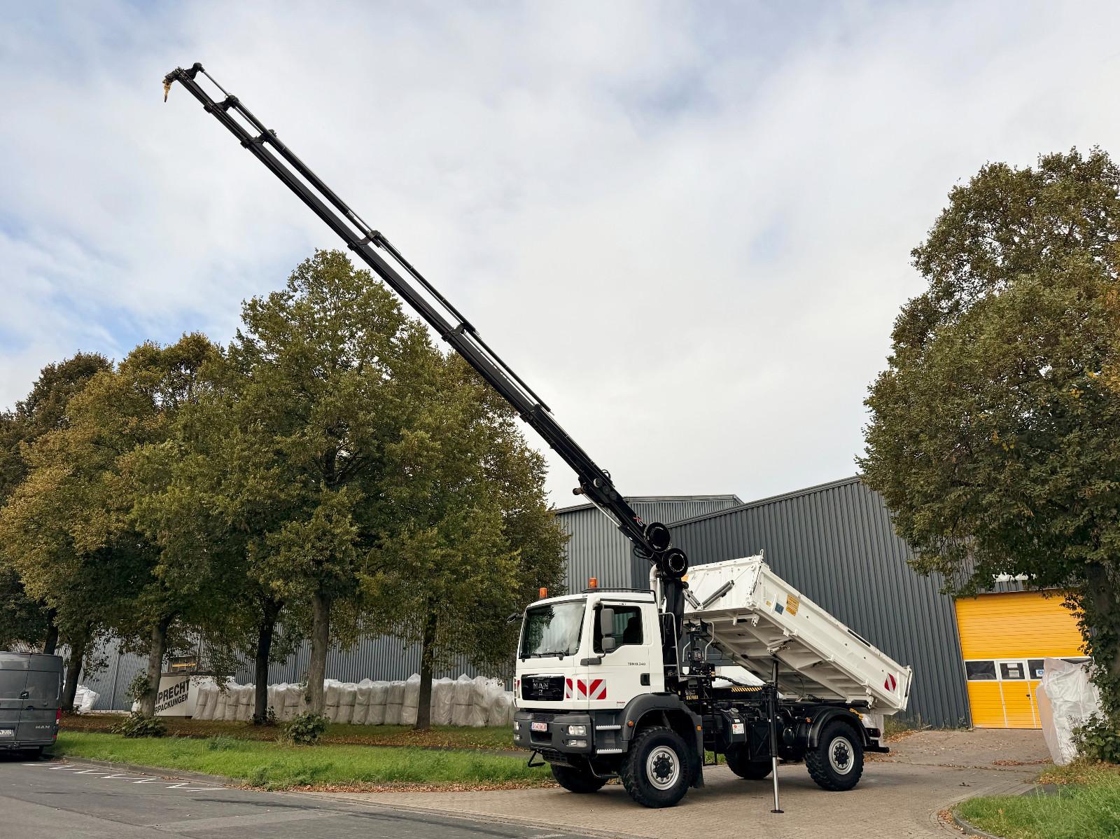 MAN TGM 18.340 - 4x4 - Kran HIAB - Meiller - 1. Hand