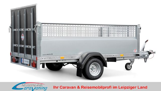 Neuseenland Caravaning Fahrzeugverkauf STEMA Kippanhänger MU.T 02 13-25-15.1 mit Auffahrrampe