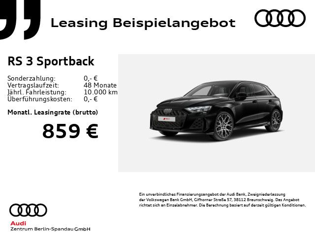 AUDI RS3 Sportback *MATRIX*PANO*SONOS*NAV+*HuD*ACC*