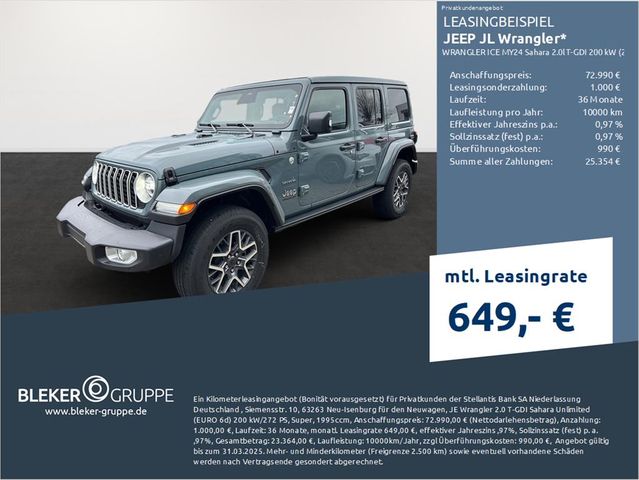 Jeep JL Wrangler WRANGLER ICE MY24 Sahara 2.0l T-GDI