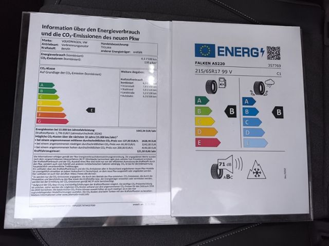 Fahrzeugabbildung Volkswagen Tiguan Life 1.5 l eTSI OPF 110 kW (150 PS) 7-Gan