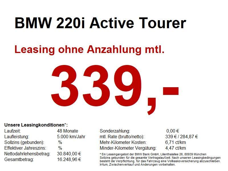 BMW 220i Active Tourer AHK.LED.ParkA.DAB.Komfort.SH