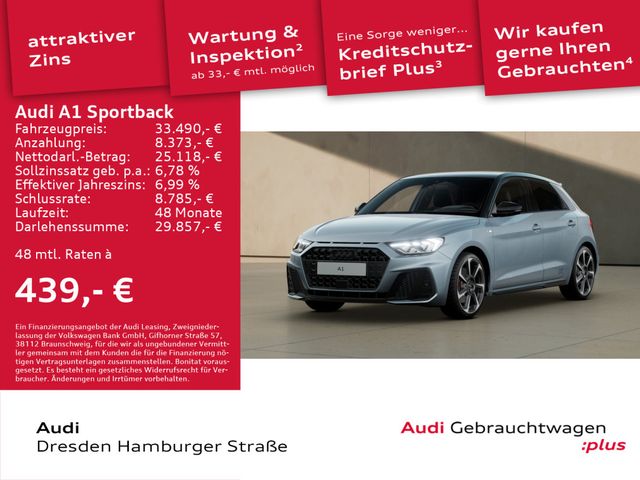 Audi A1 Sportback 40TFSI S line LED Navi ACC S tronic