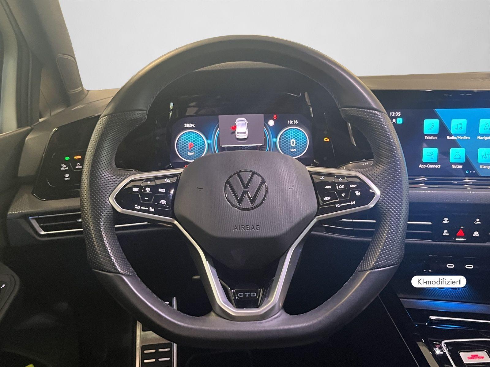 Volkswagen Golf VIII GTD 2,0 TDI DSG, Navi, Sitzh., IQLight, миниатюра 9