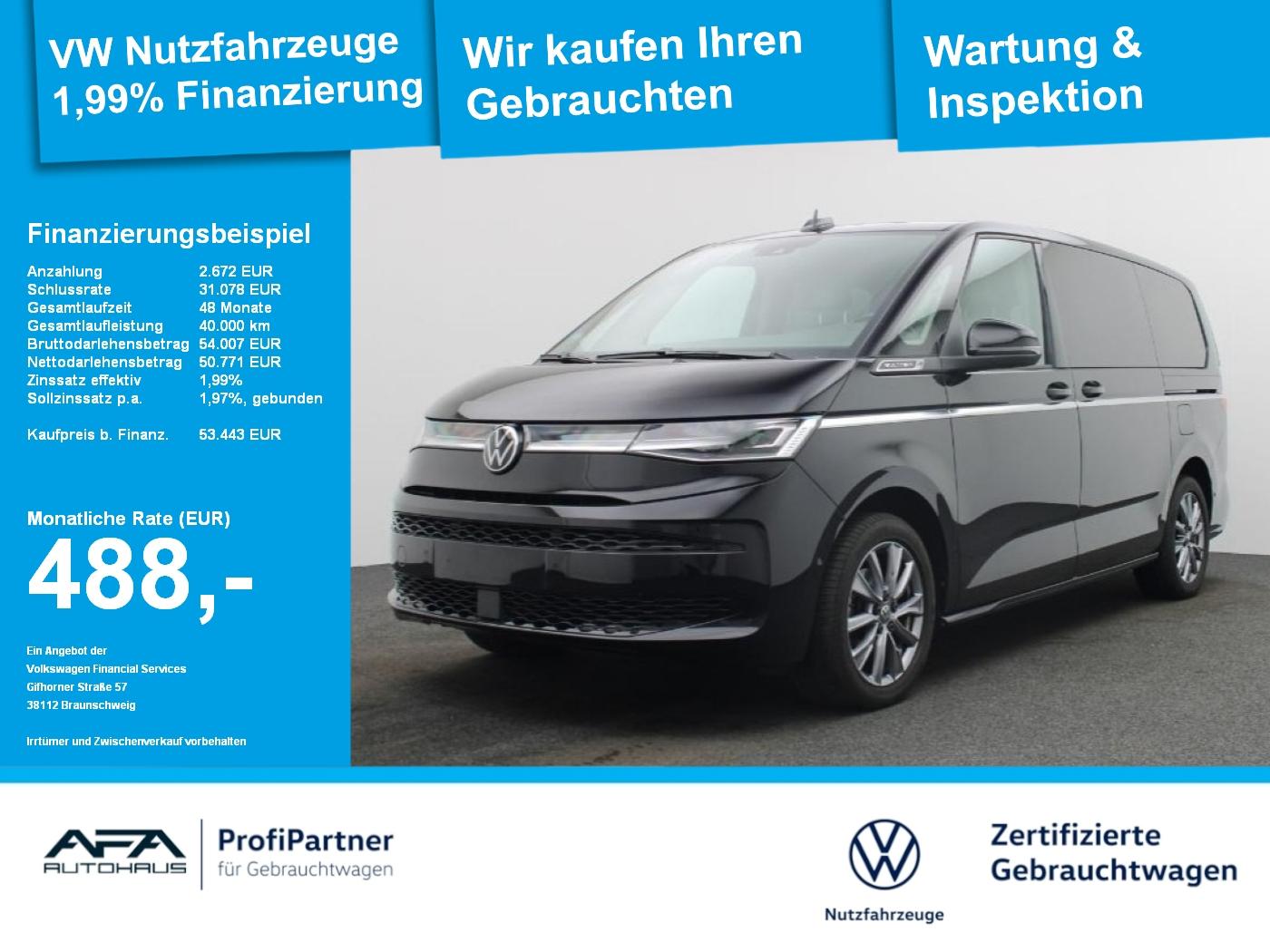 Volkswagen T7 Multivan 2.0 TDI Style lang DSG AHK*StHz*Navi