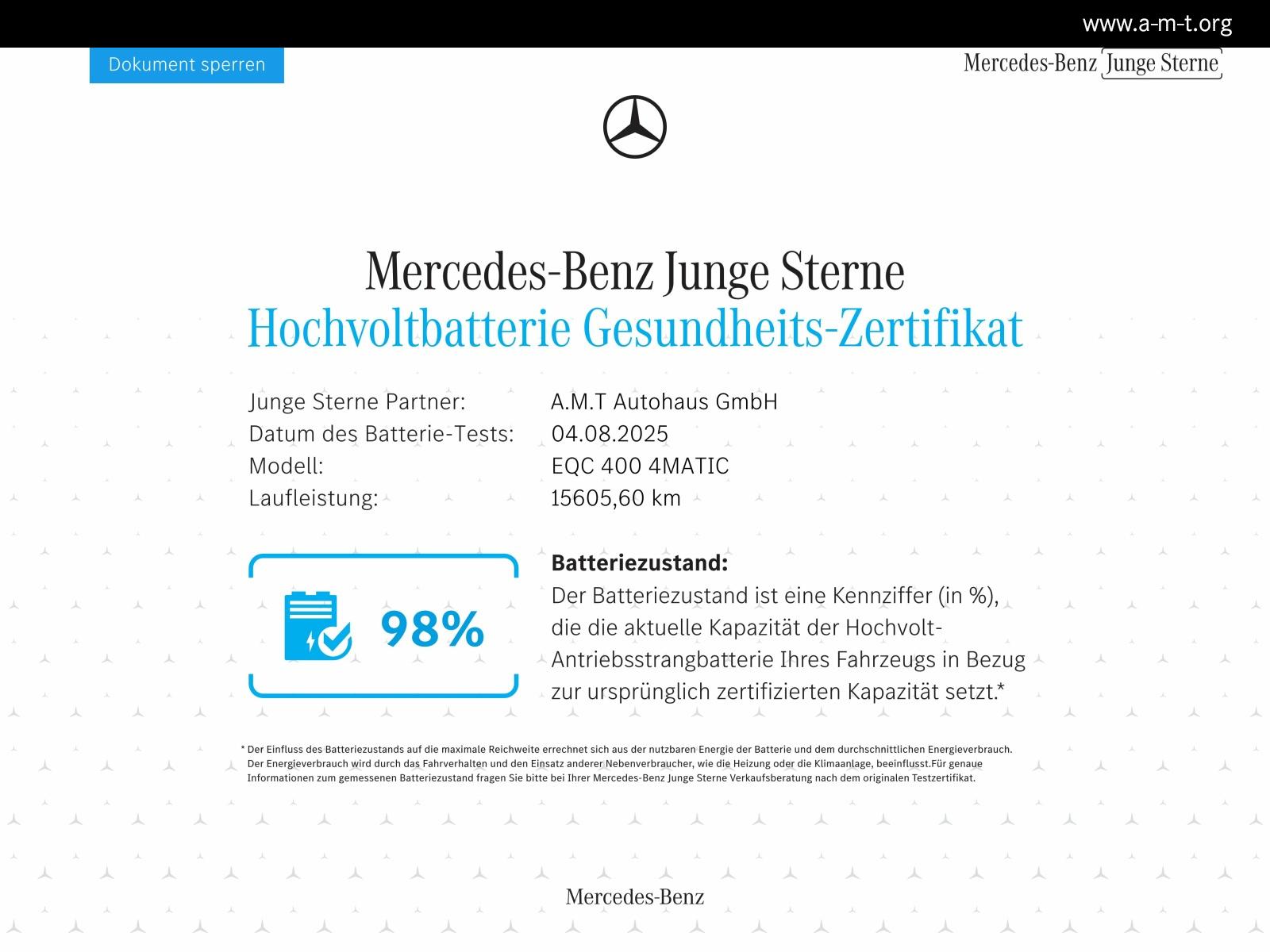 Mercedes-Benz EQC 400 4MATIC Navi/SHD/Distronic/Klima/LED
