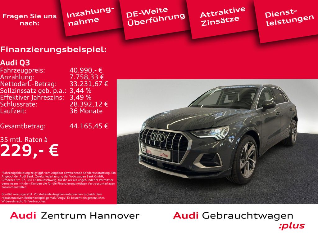 Q3 35 1.5 TFSI advanced (EURO 6e)