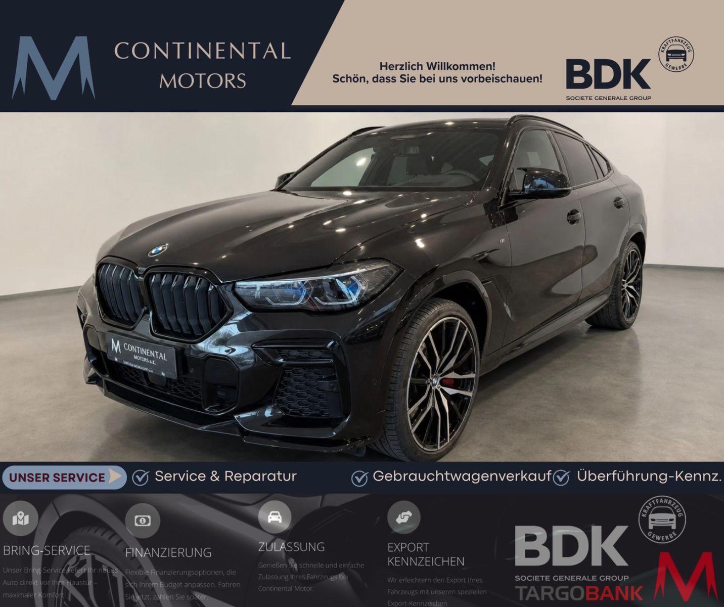 BMW X6 X6 M50 i*Hamann Optik* Bowers & Wilkins*Laeser*