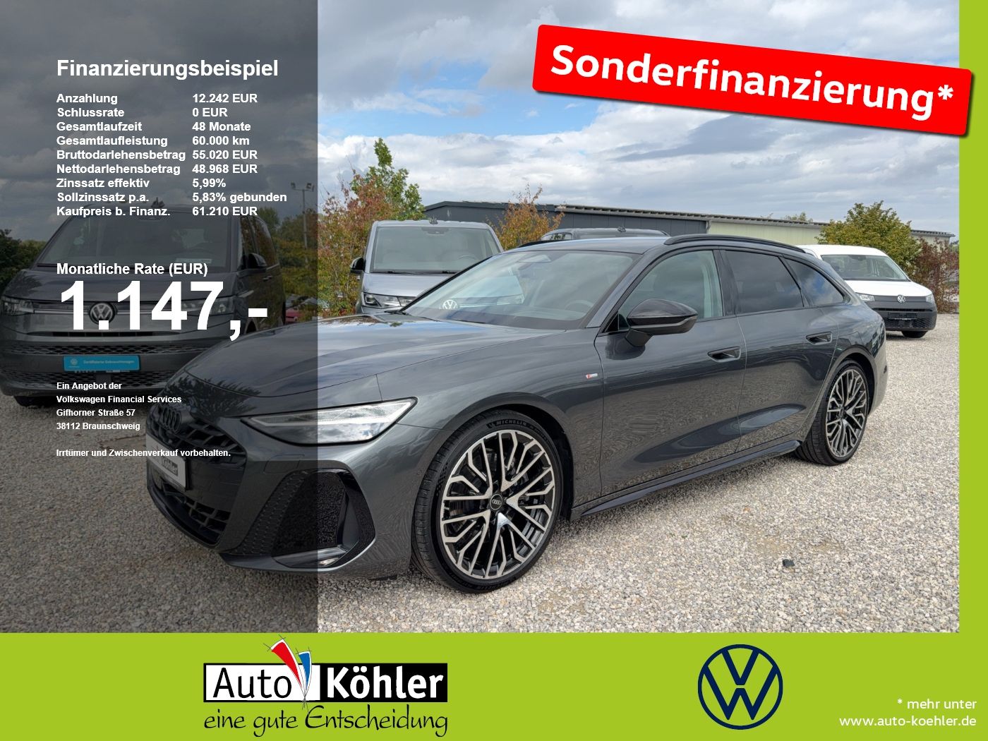Audi A6 Avant 55 eTFSi Akustikvergl./Allradlenkung