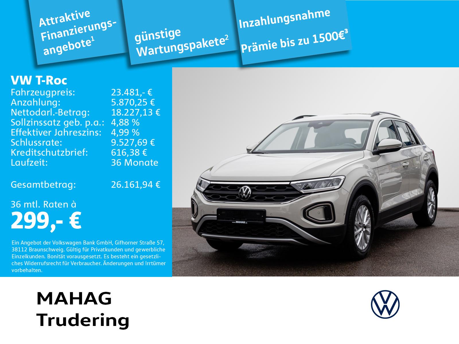 Volkswagen T-Roc Life 1.5 TSI LED Navi ParkAssist  DC App D