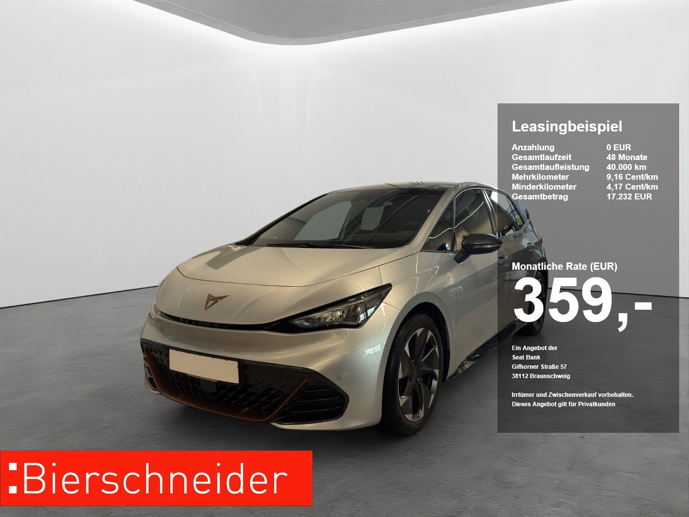 Cupra Born 82kWh LED NAVI ACC SIDEASS 82KWH WÄRMEPUMPE