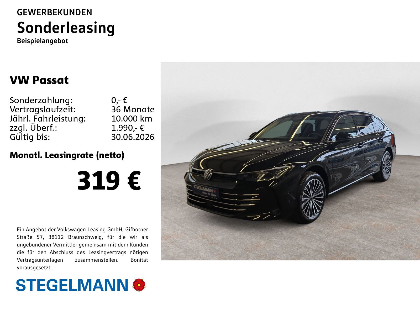 Volkswagen Passat 2,0 l TDI SCR 7-Gang-DSG Elegance