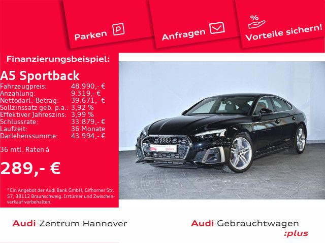 Audi A5 Sportback S line 40 TDI Matrix AHK Kamera vir