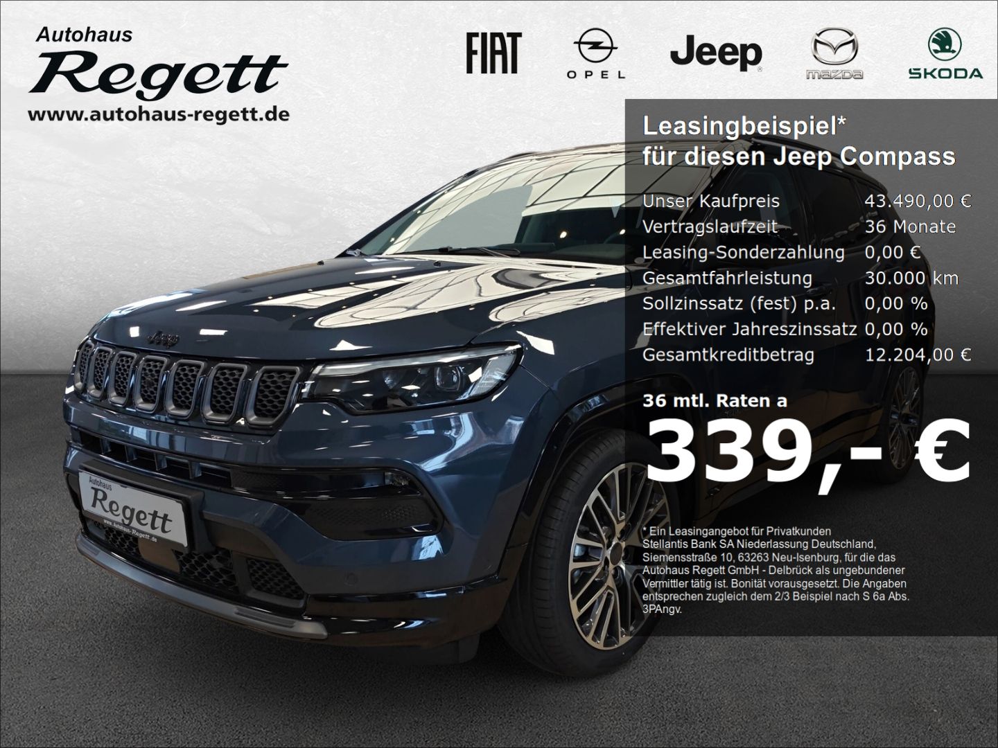 Jeep Compass Summit e-Hybrid FWD *Navi*LED*ACC*Totwin