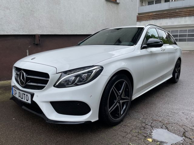 Mercedes-Benz C 300 T AMG Line Automatik Leder Navi LED