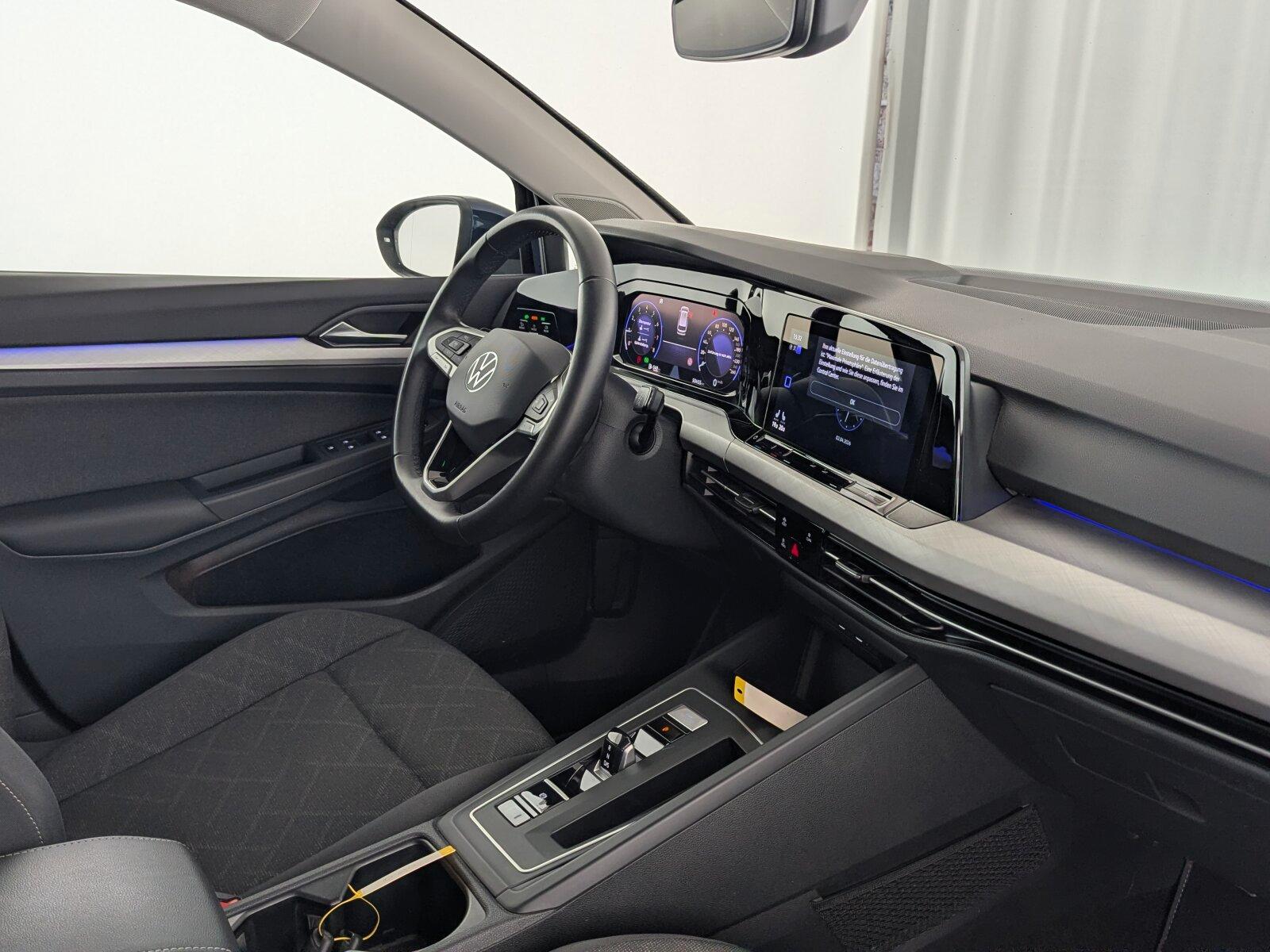 Volkswagen Golf VIII 1.5 eTSI Life OPF LED+NAVI+AHK+ACC+RFK, миниатюра 10