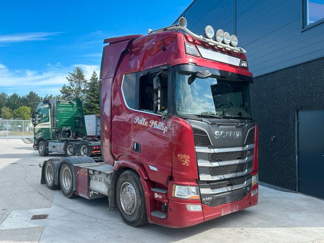 Scania R580 6X2 V8 UNFALL