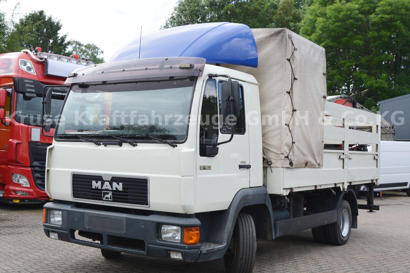 MAN L 2000/8.153/Atlas AK 351-A3/Teilpane Pritsche
