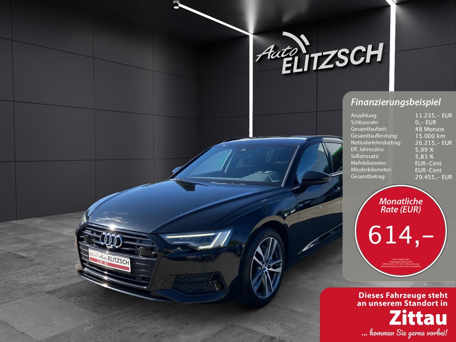 Fahrzeugabbildung Audi A6 Avant 50 TDI sport quattro Matrix AVC ACC SH