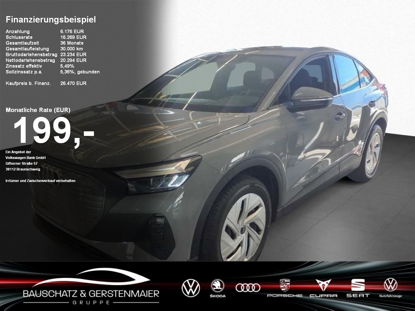 Audi Q4 e-tron 35 Sportback *LED*SOUND*GRA*PDC*SZH* S