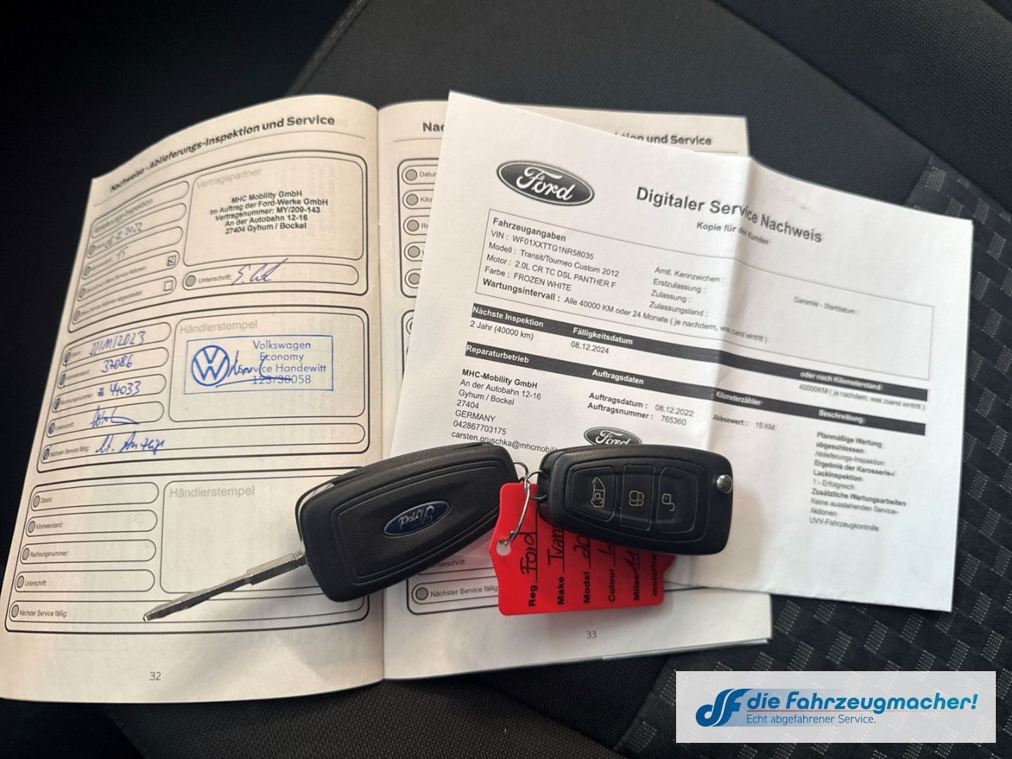 Fahrzeugabbildung Ford Transit Custom Tourneo 320 L2 Trend 2.0 TDCi  Dy