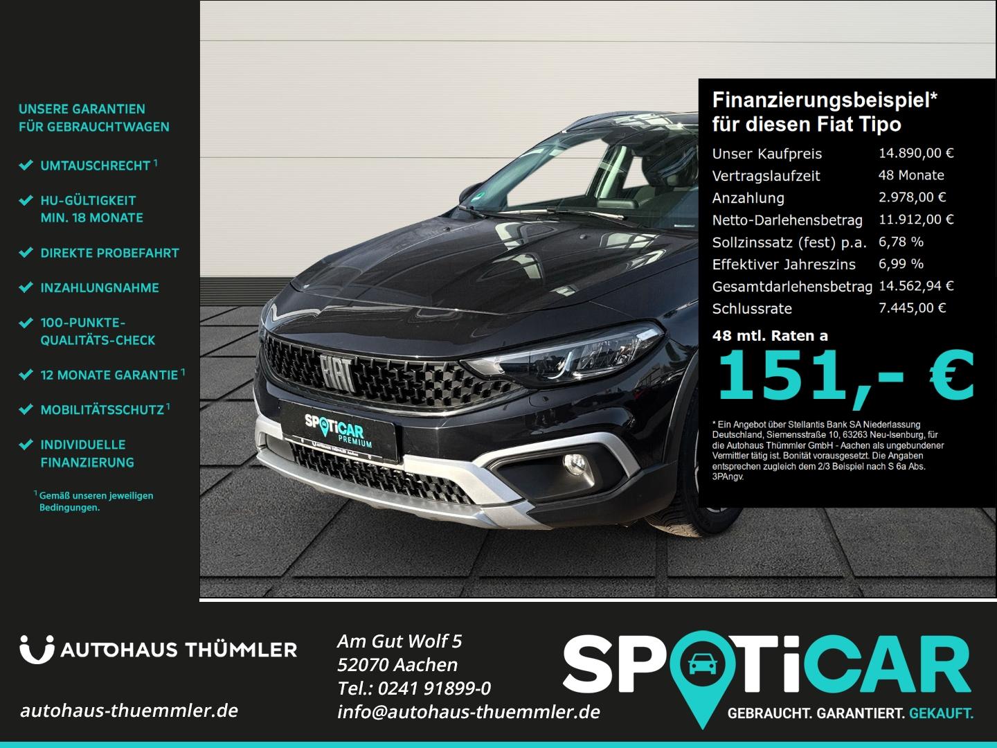 Fiat Tipo Cross Kombi 1.6 MultiJet Navi Digitales Coc