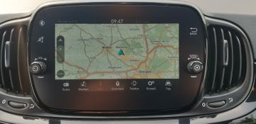 Fiat 500 Cabrio-Navi-Klimaaut-PDC