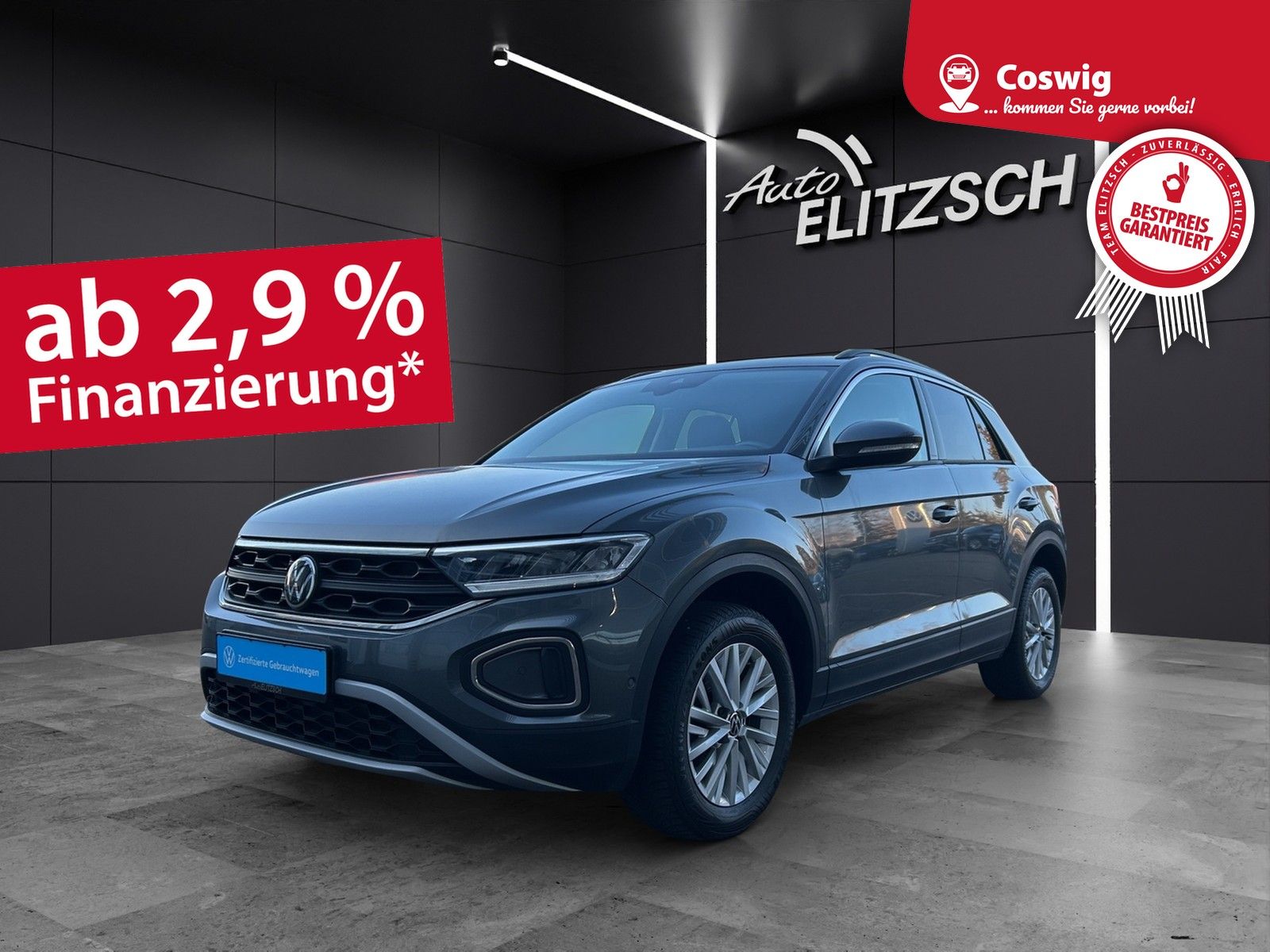Fahrzeugabbildung Volkswagen T-Roc TSI Life LED Navi AID APP SH LM