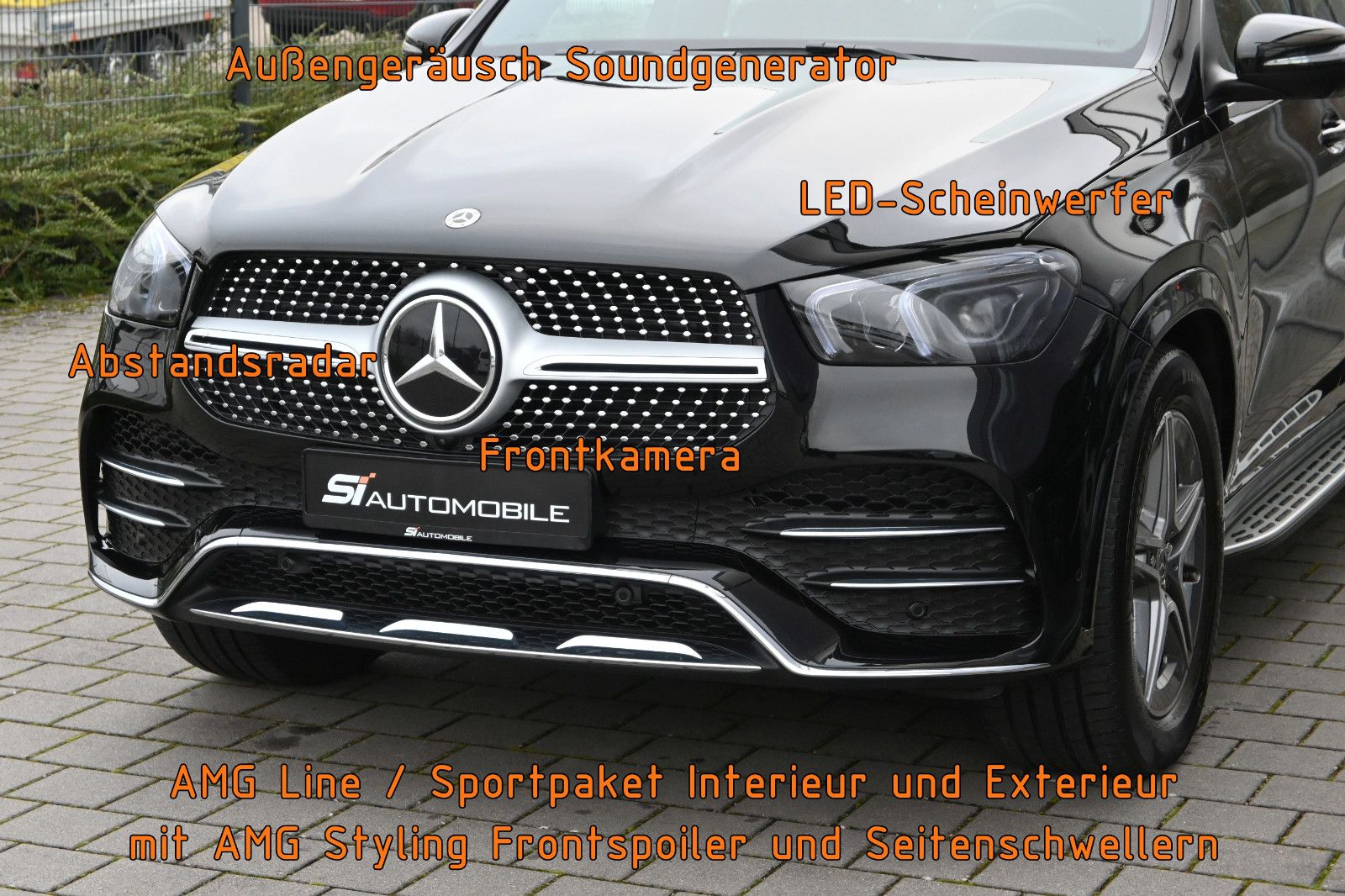 Fahrzeugabbildung Mercedes-Benz GLE 350 de 4MAT. AMG LINE °ACC°AHK°AIRMATIC°HUD°