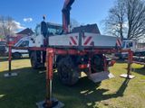 Unimog 405/12 Palfinger PK 16502 / Kipper / Seilwinde - Unimog Dreiseitenkipper