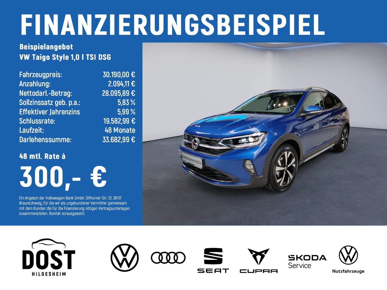 Volkswagen Taigo Style 1,0 l TSI DSG NAVI+AHK+KAMERA+GJR