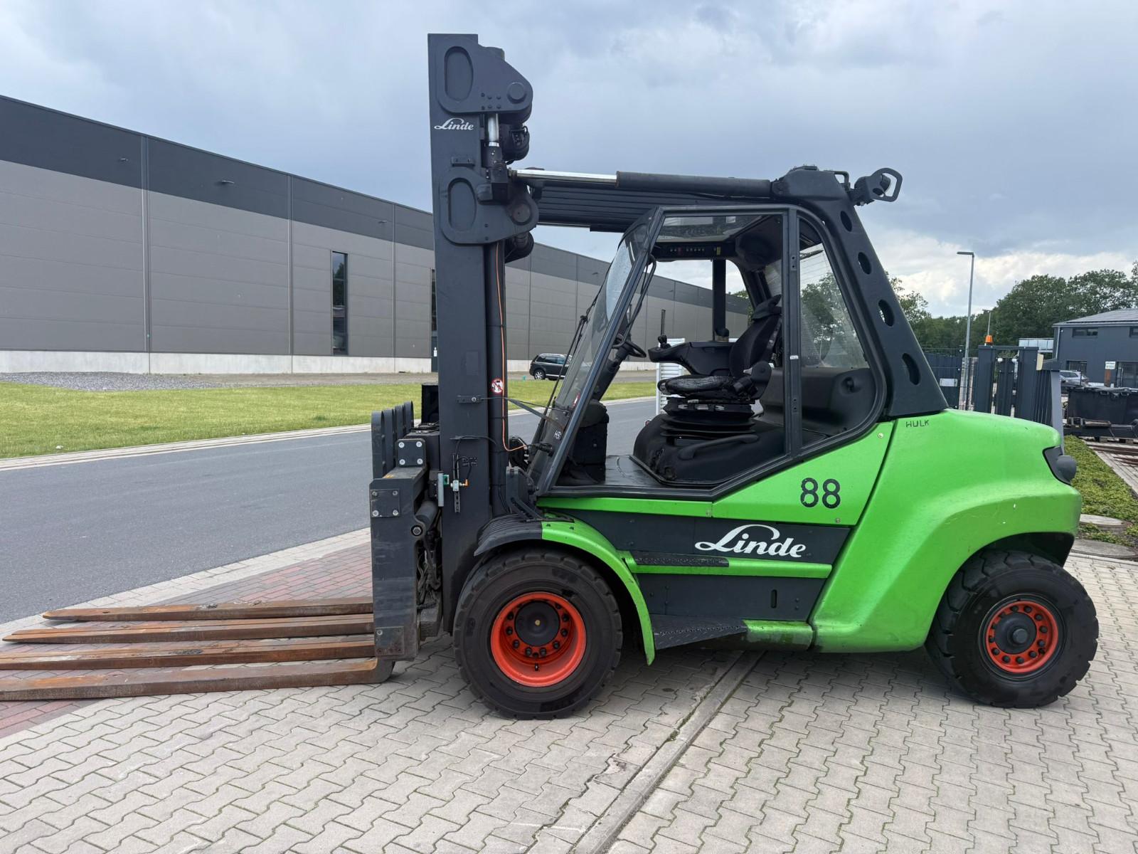 Linde H 80 D -02 900 , Dfreifachpalettengabel