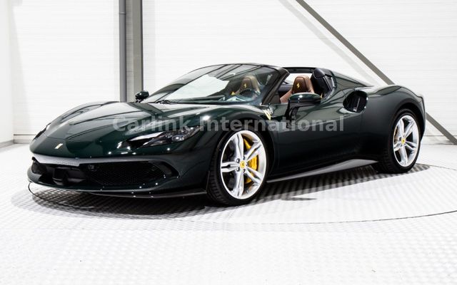 Ferrari 296 GTS -LIFT-VERDE BRITISH-IROKO-VOLL-CARBON-