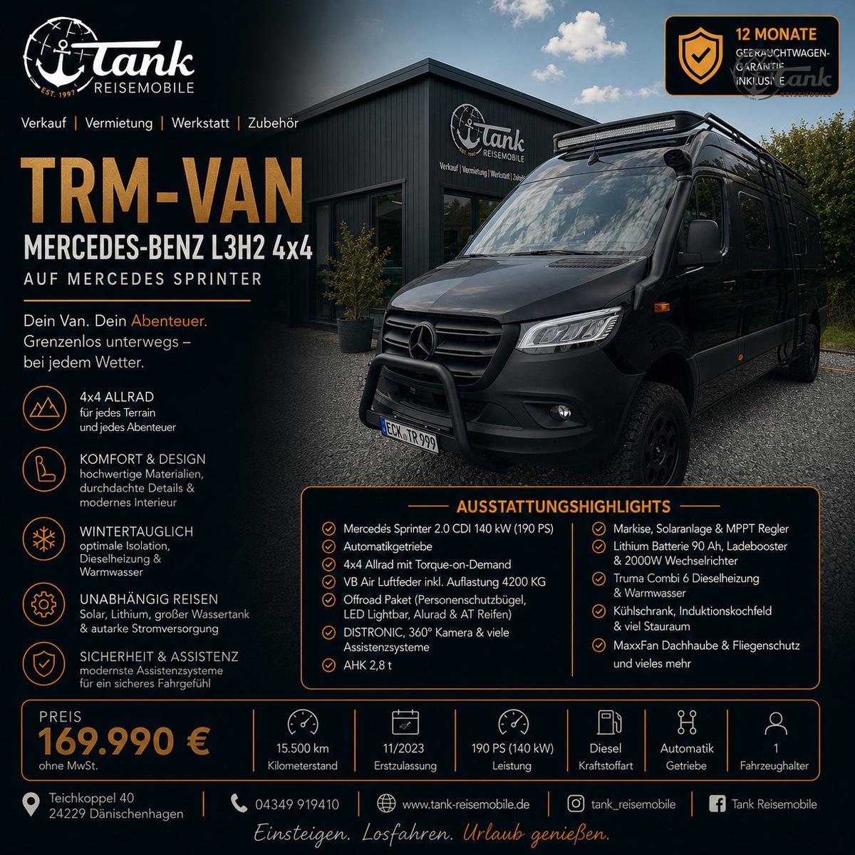 Mercedes-Benz TRM-Van L3H2 4x4