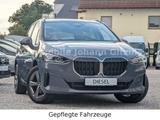 BMW 218d Active Tourer AHK HiFi DKG Pano TOP ZUSTAND - mit Diesel-Antrieb: Grau, Allwetterreifen, Kombi