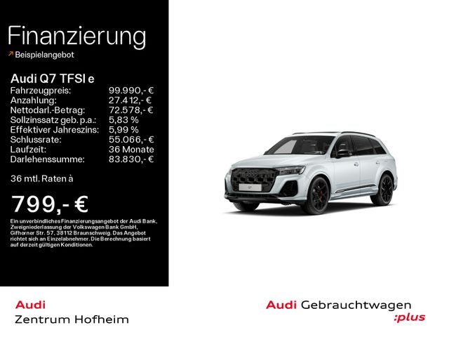 Audi Q7 60 TFSIe qu S line tip*EUPE 132.580*Air*B&O*H