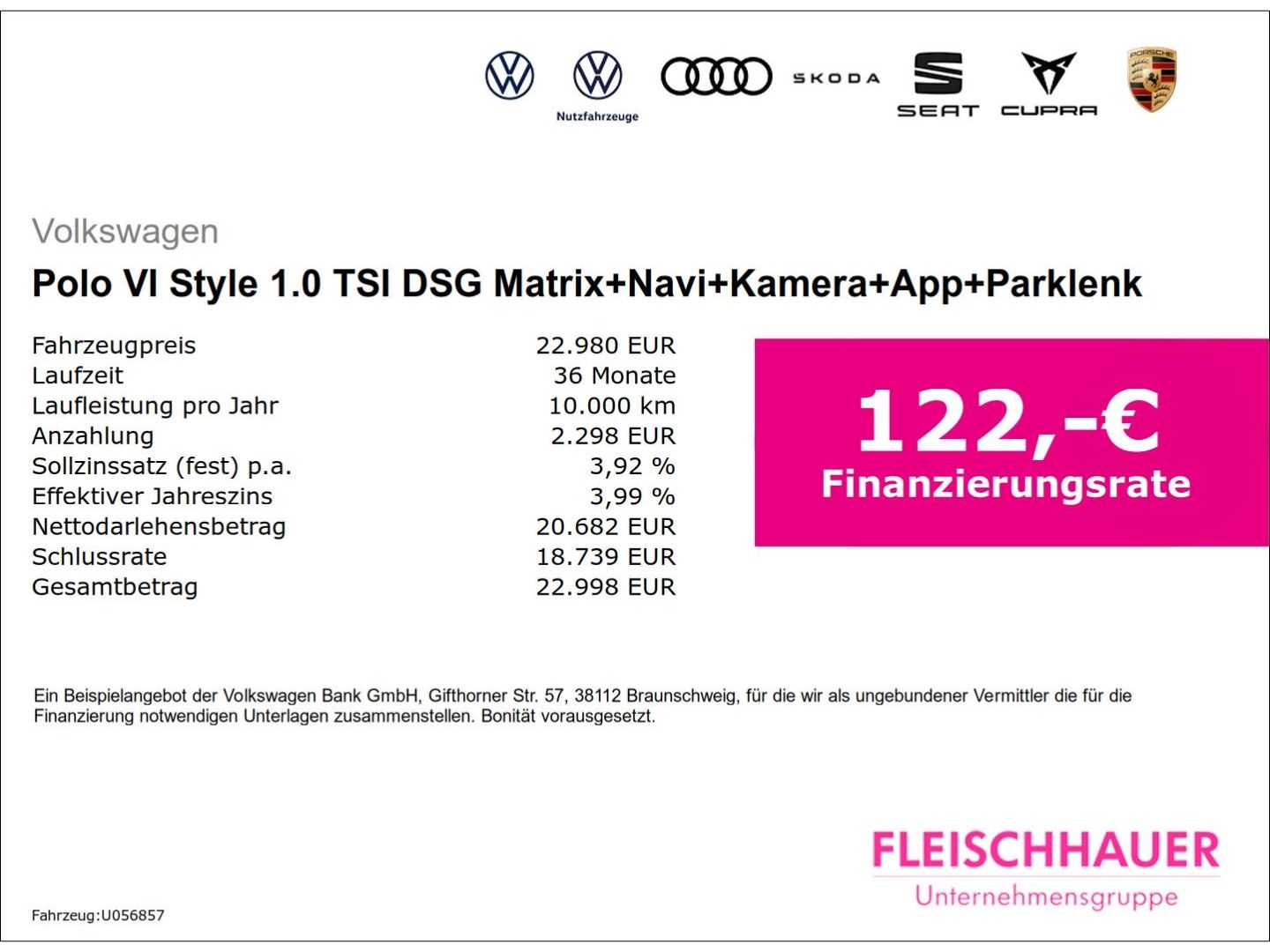 Volkswagen Polo VI Style 1.0 TSI DSG Matrix Navi Kamera App foto 3