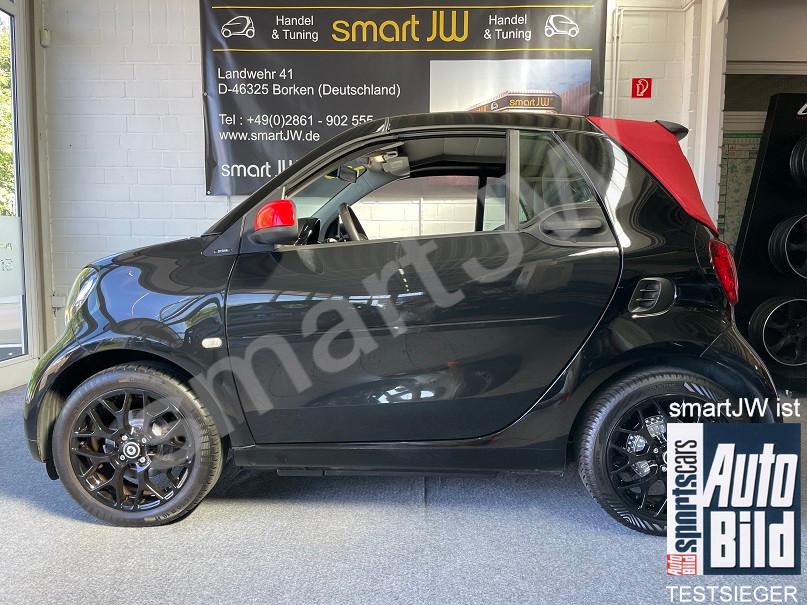 Smart Cabrio 122 PS 185 Km/h Leder Navi F1 Schaltwippe