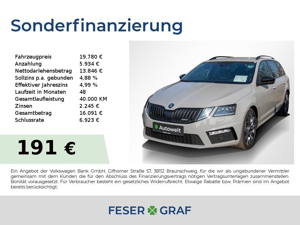 Skoda Octavia Combi RS 2.0 TDI DSG ACC Rückfahrkamera