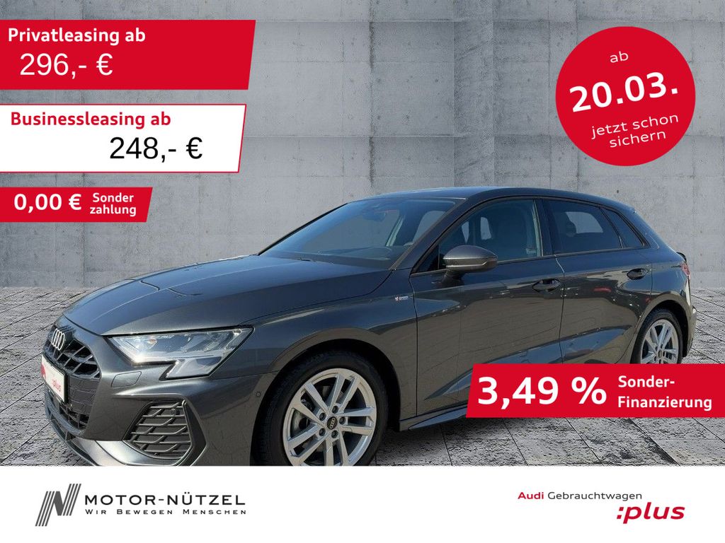 A3 Sportback 35 TDI S-TR S-LINE LED+NAVI+RFK+ACC