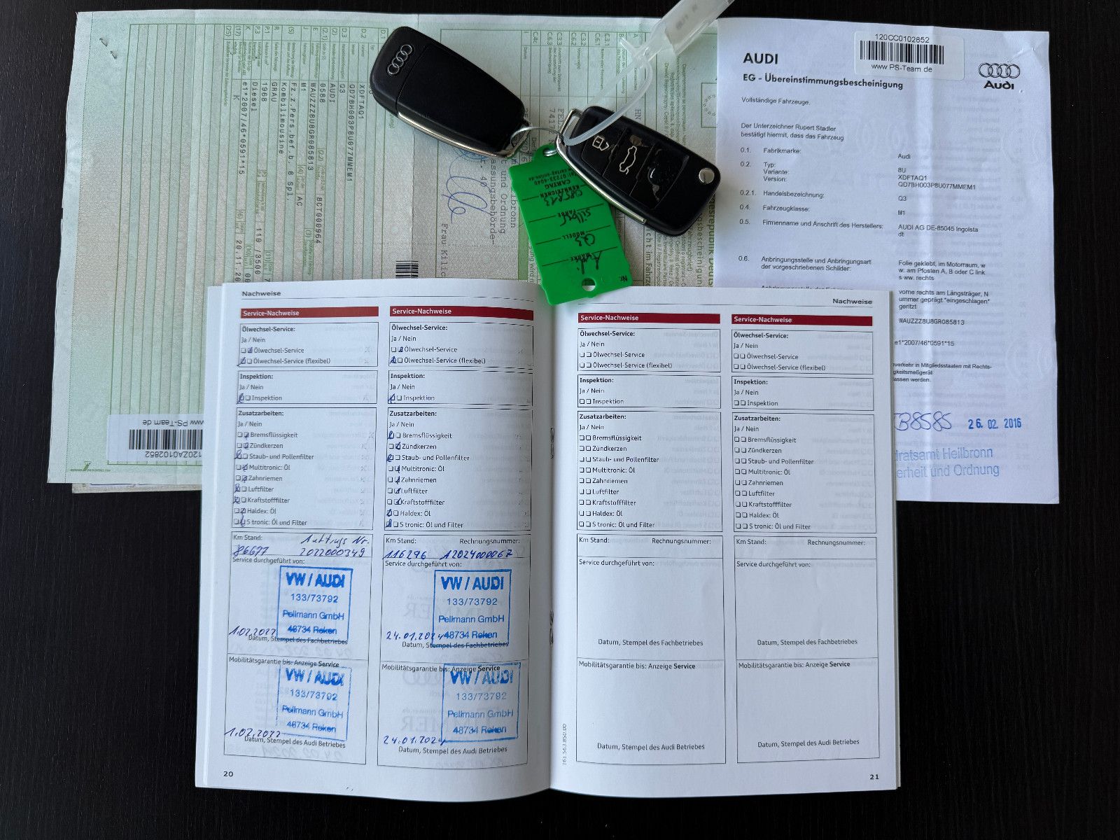Fahrzeugabbildung Audi Q3 2.0 TDI QUATTRO S-TRONIC S-LINE SPORTPAKET