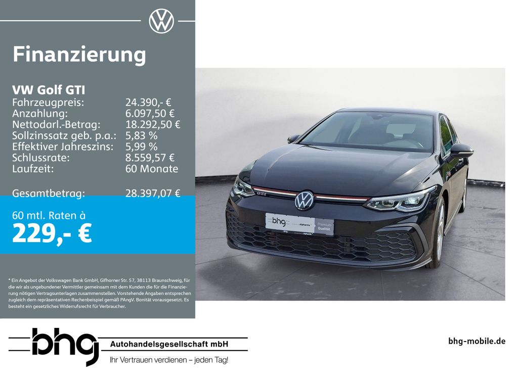 Golf GTI 2,0 TSI OPF DSG