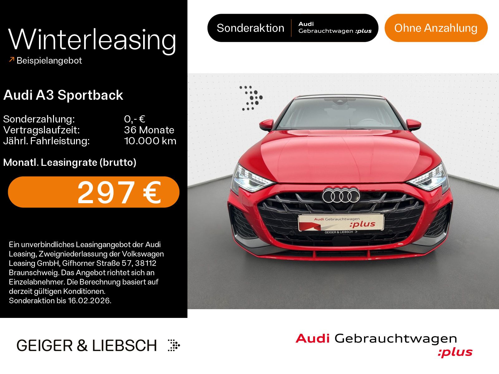 Audi A3 Sportback 30 TFSI S-LINE*NAVI-PLUS*PANO*KAMER