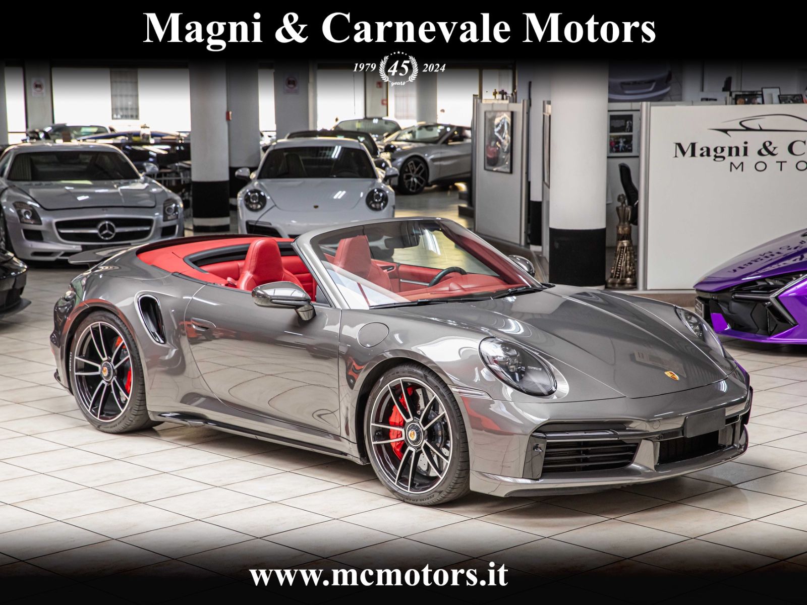 PORSCHE 992 Turbo S Cabriolet LIFT|AKRAPOVIC|PLDS+|BOSE